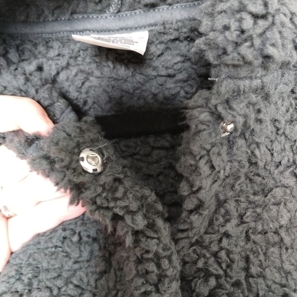 Jockey Grey Hooded Sherpa Vest - Picture 4 of 6